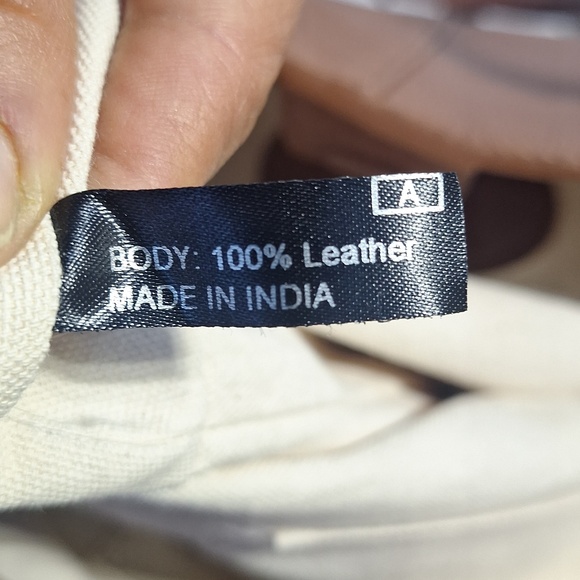 NWT New Amsterdam Leatherworks Large Brown Leather Tote/Bag - Picture 9 of 9